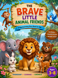 🐾 The Brave Little Animal Friends – A Heartwarming Story Book for Kids